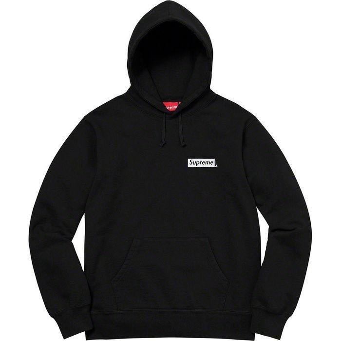 希少★新品本物【黒★L】★ Stop Crying Hooded Sweatshirt box ストップクライ ボックス 正規店購入 シュプリーム 入手困難 Supreme 19AW