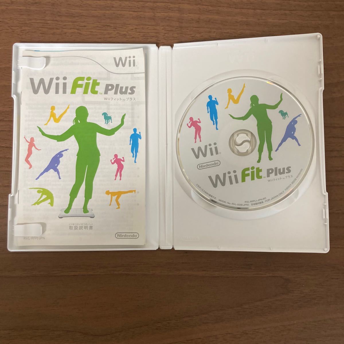 【動作確認済み】Wii Fit Wii Fit Plus 2本セット 説明書付き