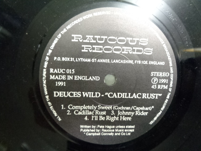 DEUCES WILD/CADILLAC RUST★シングル　ROCKABILLY_画像4