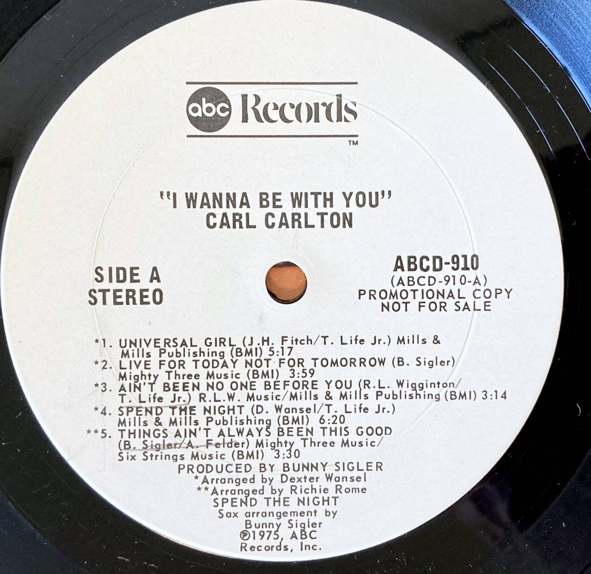 LP★Carl Carlton『I Wanna Be With You』★Free Soul★_画像3
