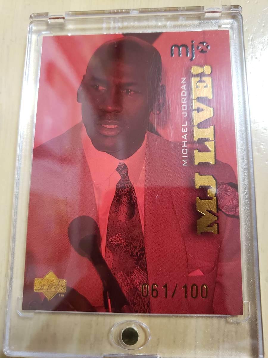 100枚限定 1998 -99 UD MJ LIVE MICHAEL JORDAN (#/100) / マイケル