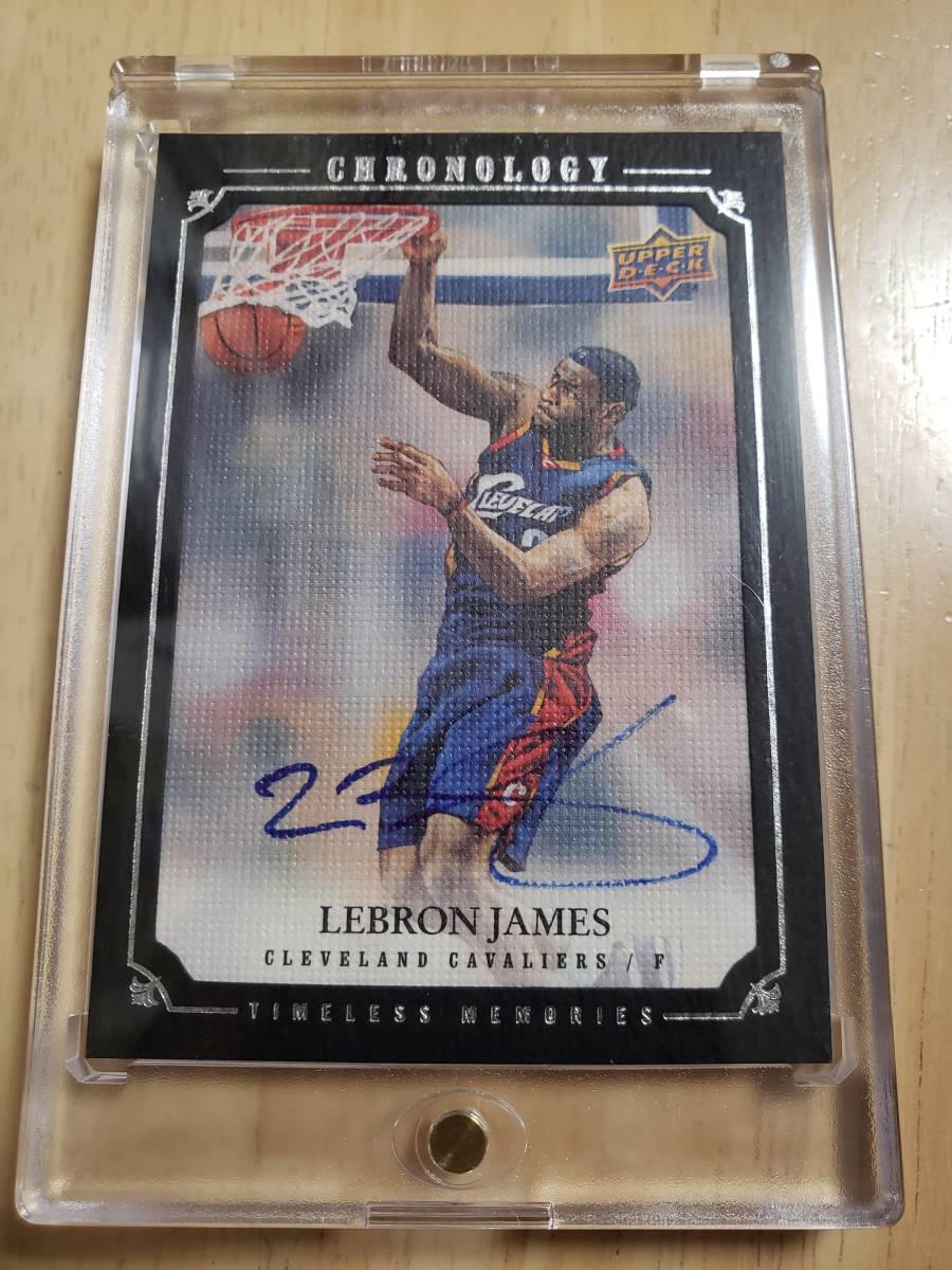 99枚限定 サイン 2007 -08 UD Chronology LEBRON JAMES Auto (#/99) / レブロン ジェームズ Autograph_画像8