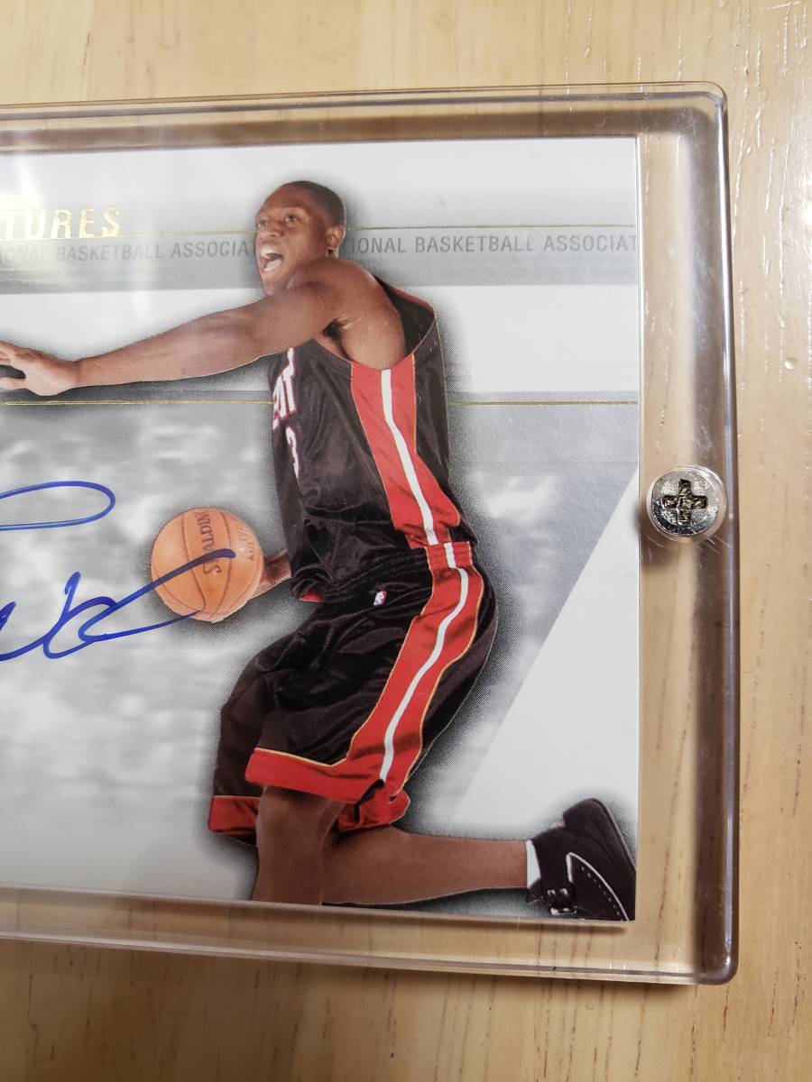 サイン 2003 -04 UD SP Signatures DWYANE WADE Auto RC / ドウェイン ウェイド Autograph _画像4