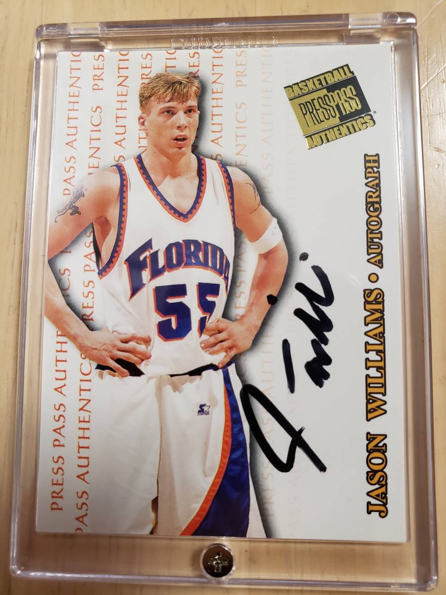 サイン 1998 -99 PressPass JASON WILLIAMS Auto RC / ジェイソン ウィリアムズ Autograph