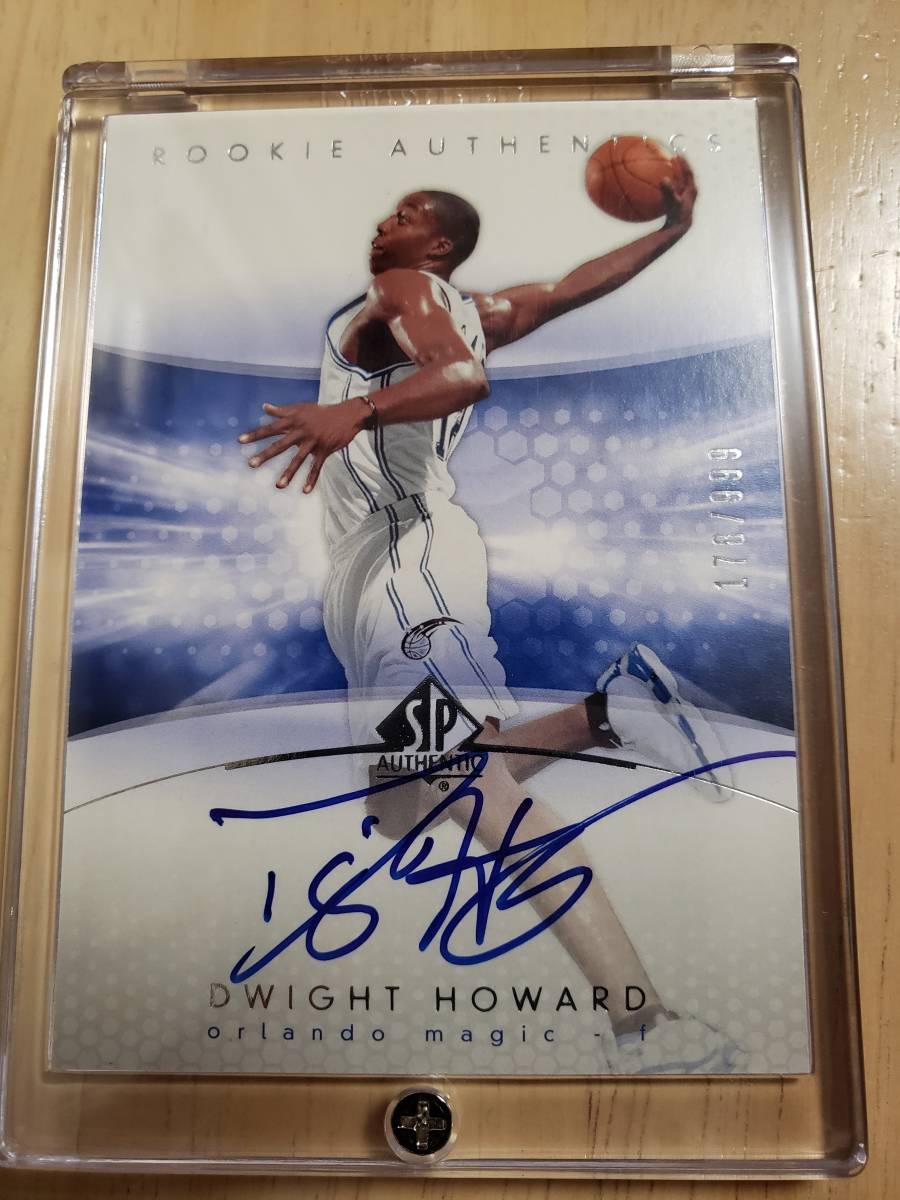 サイン 2004 -05 UD SP Authentic DWIGHT HOWARD Auto RC / ドワイト ハワード Autograph _画像8