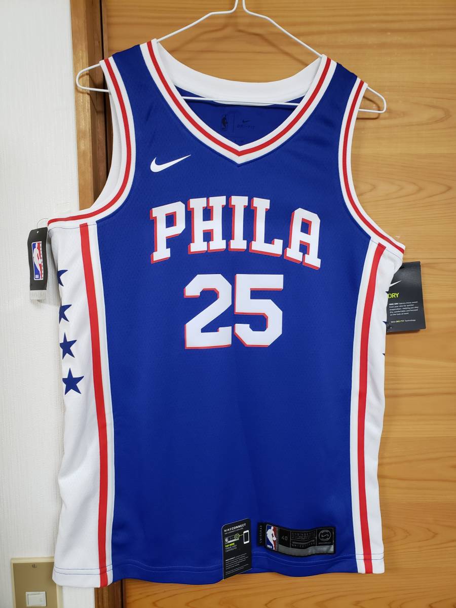 Nike BEN SIMMONS Swingman Philadelphia 76ers Jersey (40) / ベン シモンズ Bought @NBAstore JP 100% Authentic