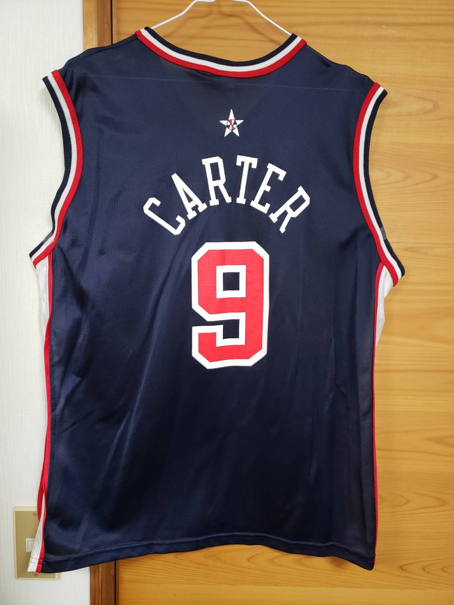 Champion USA Olympic VINCE CARTER Jersey Size Adult 40 / ビンス カーター #9_画像2
