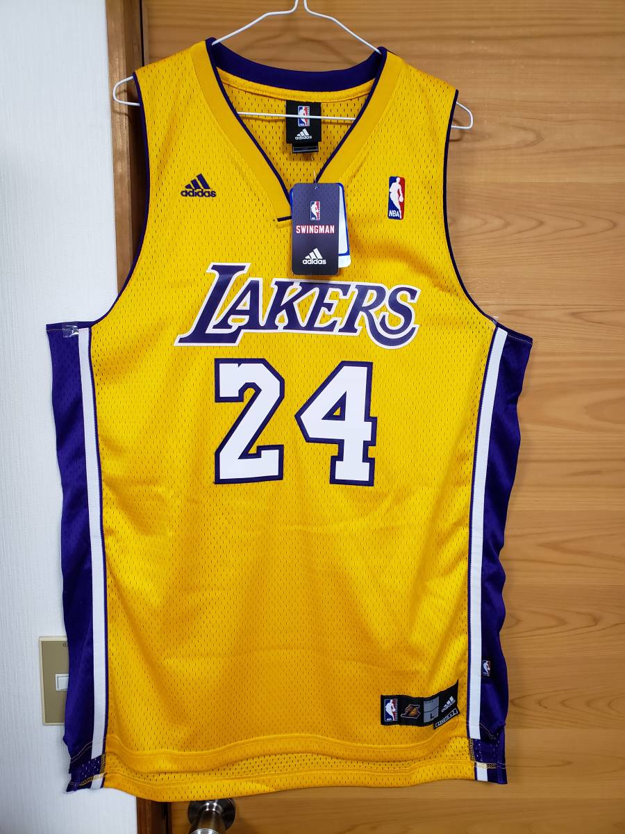 Adidas Kobe Bryant Los Angeles Lakers Swingman Jersey Size (L) / コービー ブライアント Bought @NBA store 100% Authentic 刺繍タイプ