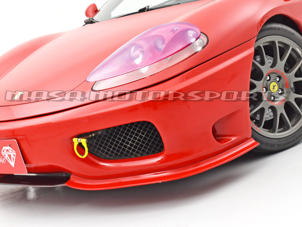 Ferrari フェラーリヘッドライトスモークプロテクションフィルム左右F12/F488/F458/カリフォルニア/F430/F360車検対応カスタムパーツ_F360