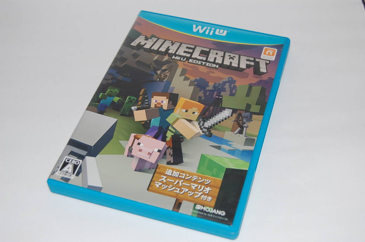 中古美品　WiiU マインクラフト Minecraft WiiU EDITION　作動確認済み