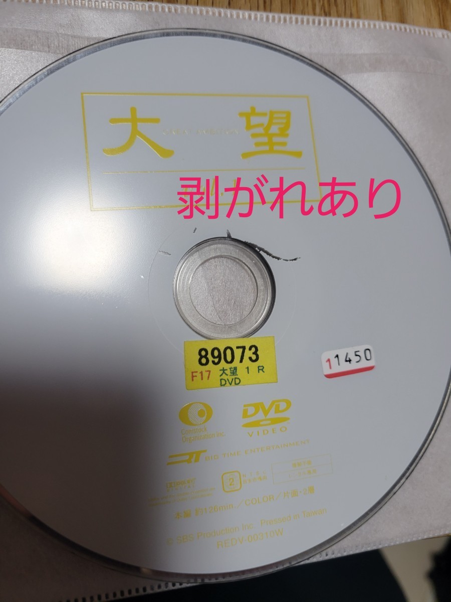 韓国ドラマ　大望(テマン) DVD チャン・ヒョク