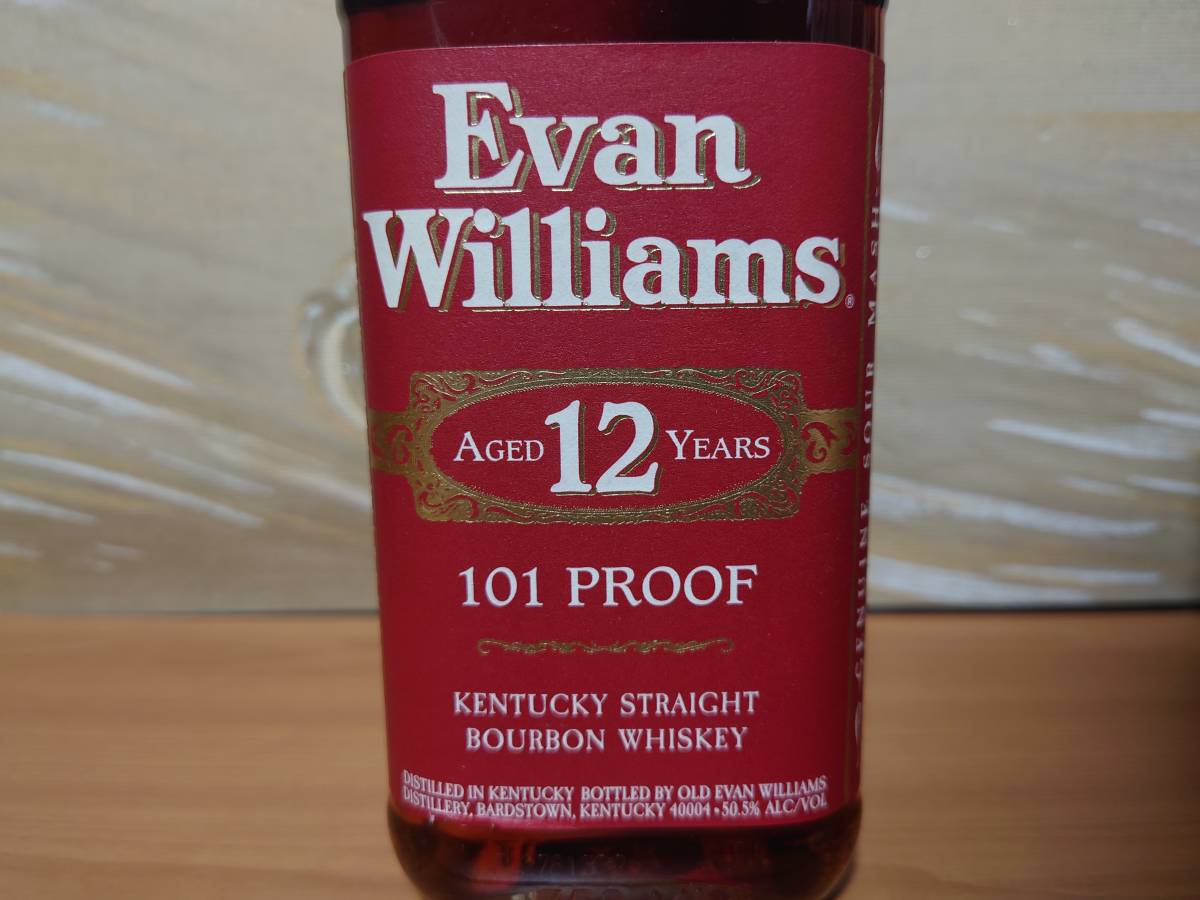 エヴァンウィリアムス(Evan Williams)12年 旧ボトル バーボン 酒