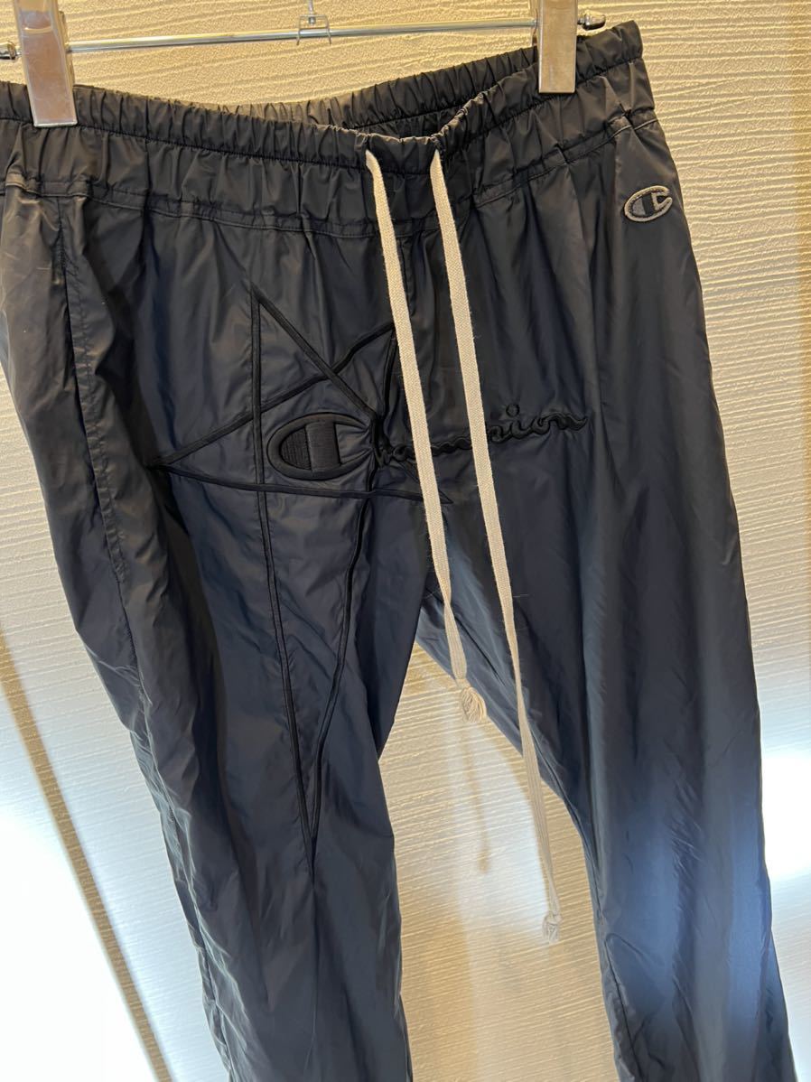 21SS リックオウエンス チャンピオン ナイロン コラボ ジョガーパンツ