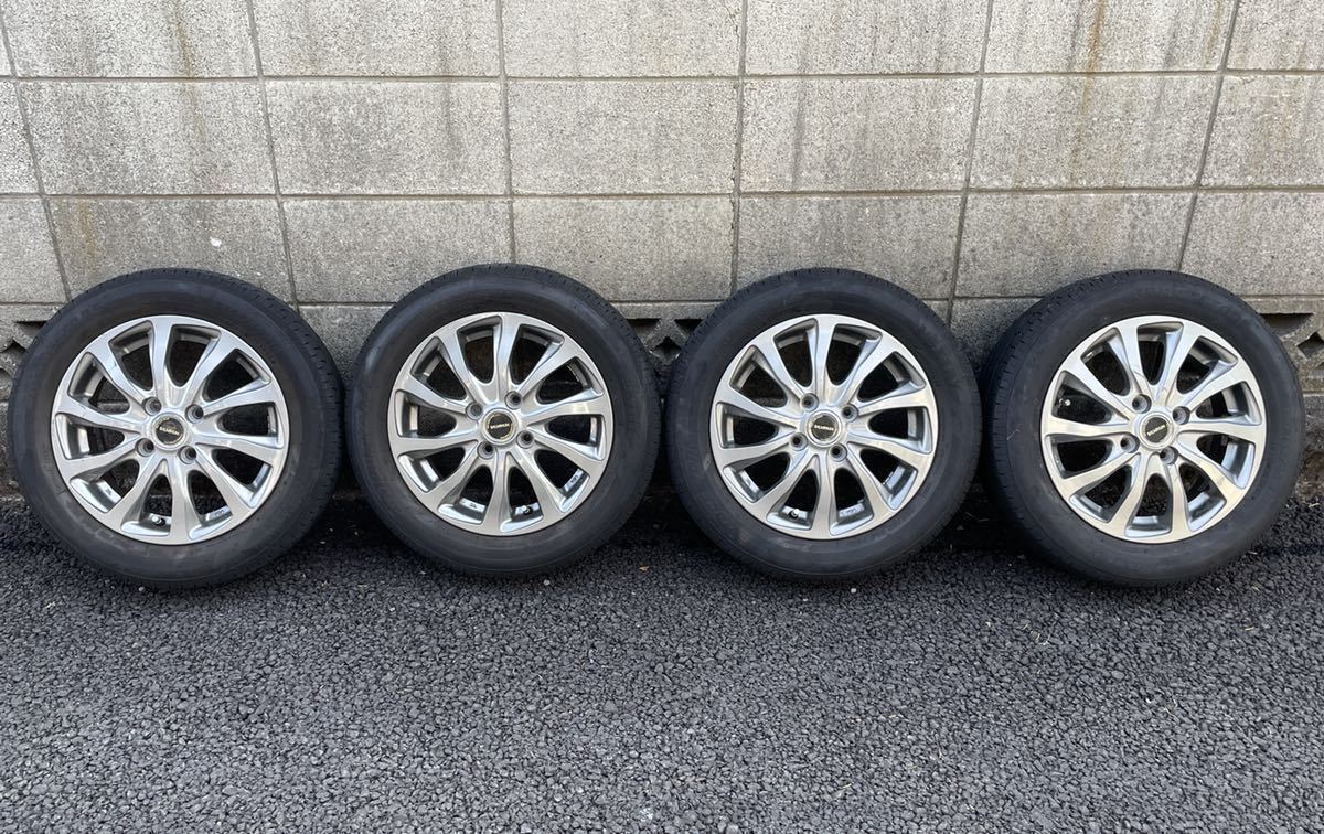 上等な 様々な軽自動車に!バルミナ+ブリヂストン製155/65R14