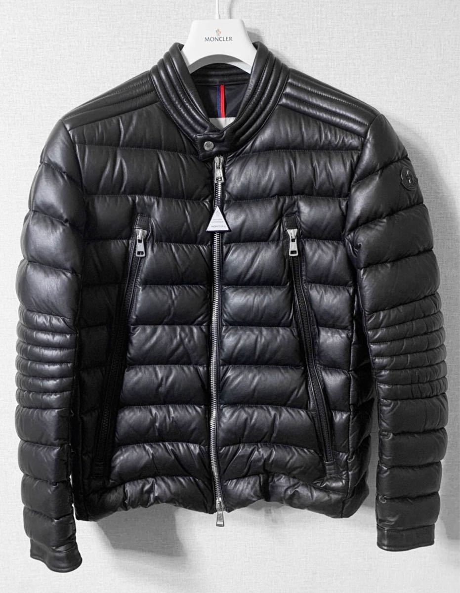 正規品 MONCLER AMIOT モンクレール エミオ レザー ダウン 正規品 MONCLER AMIOT モンクレール エミオ レザー ダウン