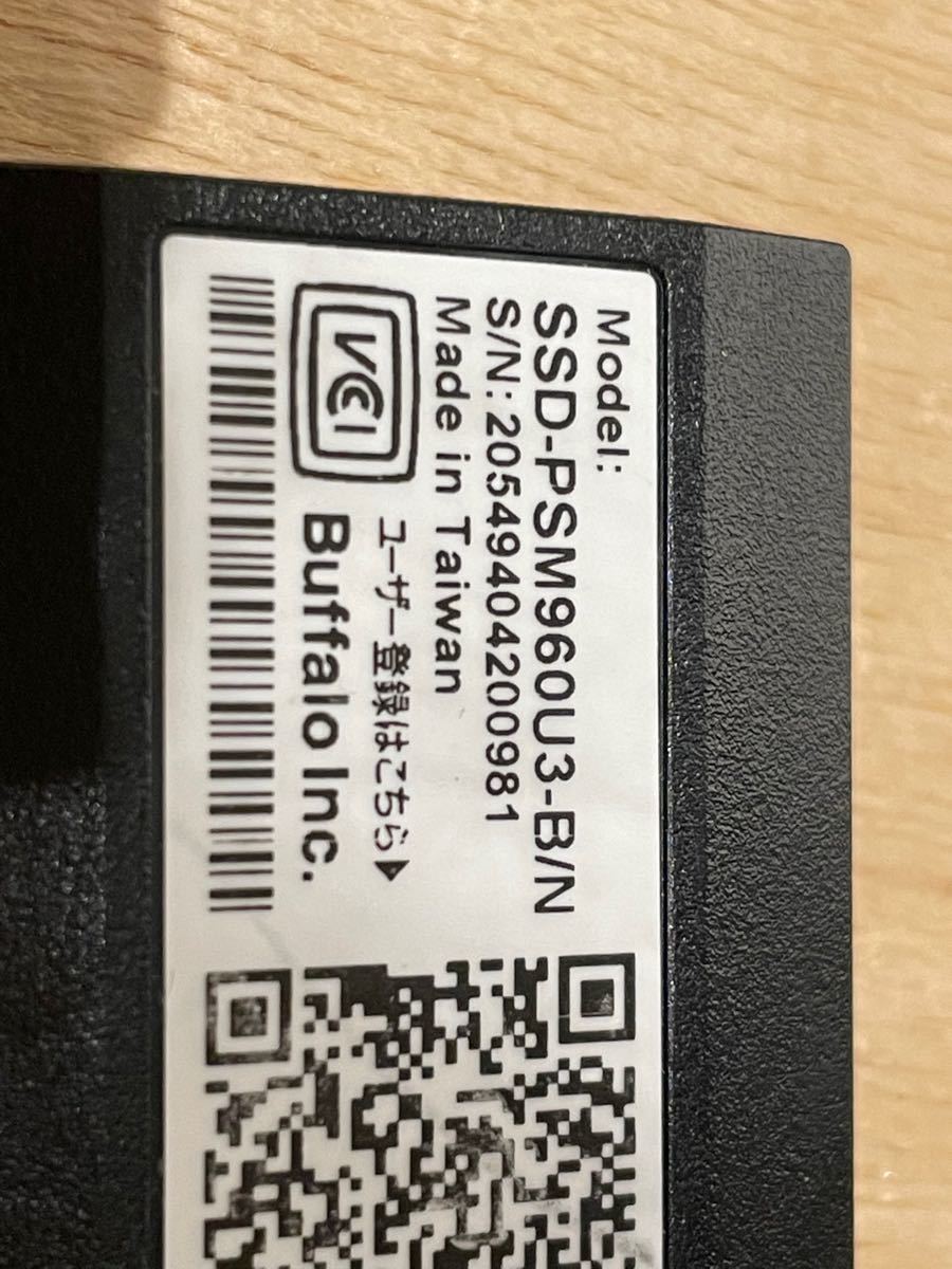 SSD-PSM960U3-B/N BUFFALO 960GB