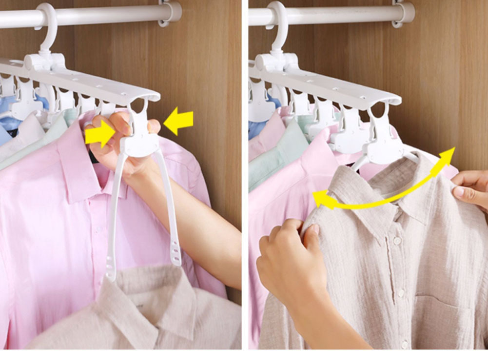  hanger multifunction Magic hanger one touch folding hanger laundry hanger clotheshorse convenience hanger practicality . super high 8 ream collection . storage convenience 