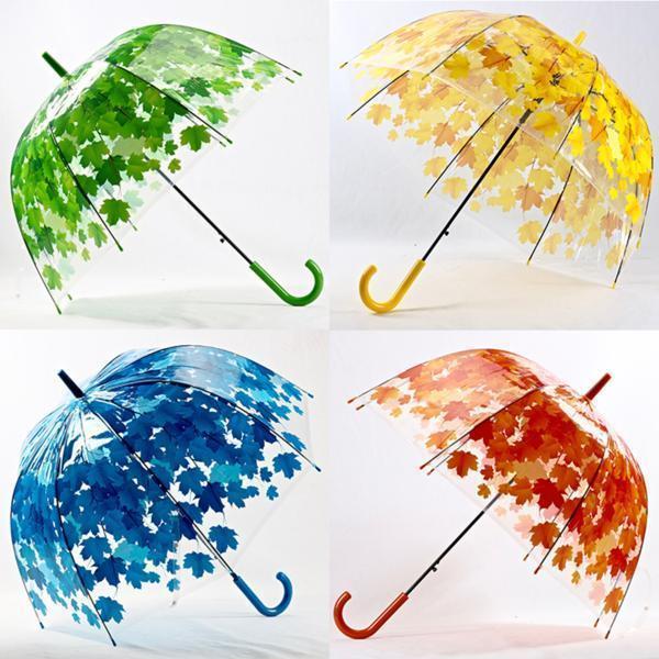  umbrella POE arch type vinyl transparent umbrella light weight dome type high school student man and woman use 