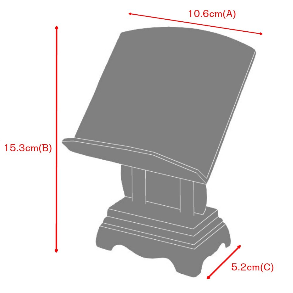 見台（過去帳台） タメ色　３．５寸［仏具］_画像6