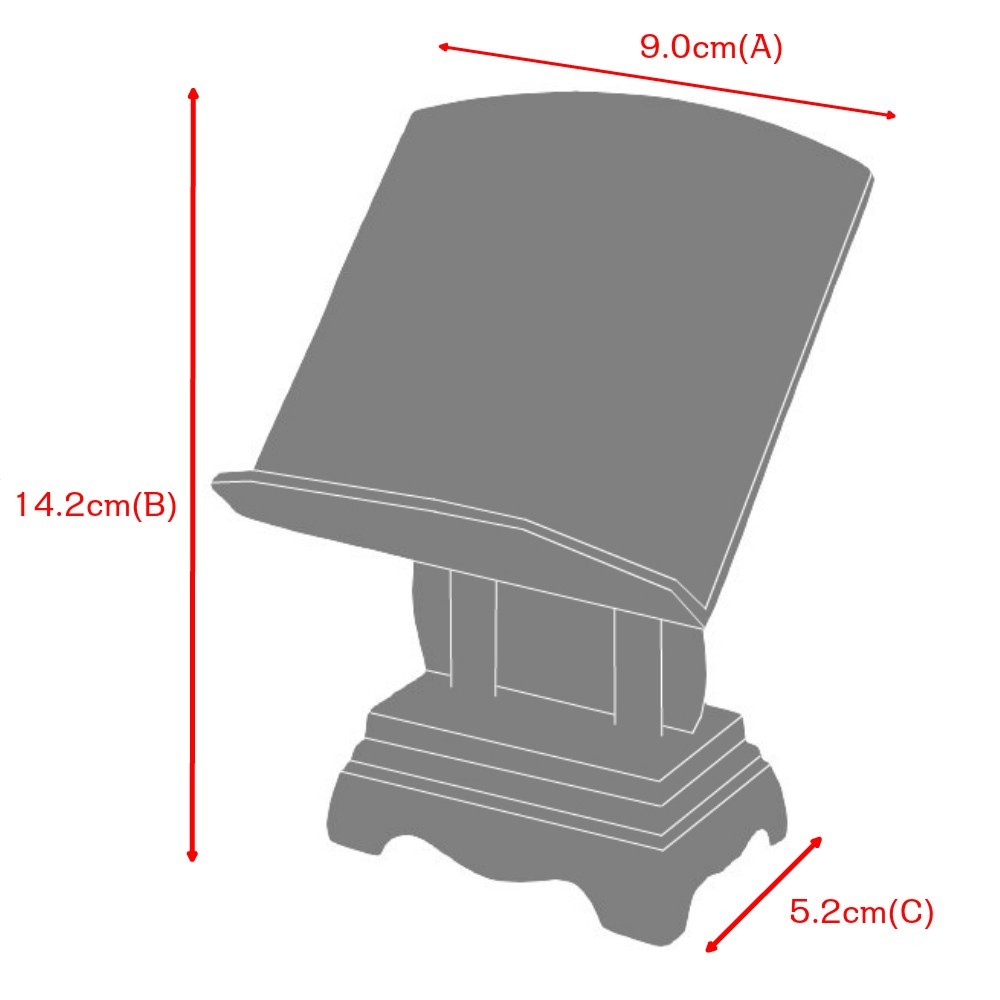 見台（過去帳台） タメ色　３．０寸［仏具］_画像6