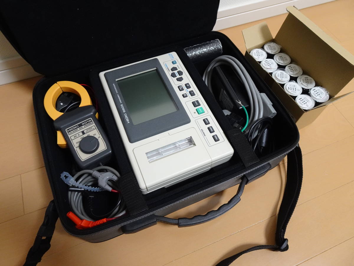HIOKI 8805 メモリハイコーダ 高調波解析機能付き 電力計測 力率 HIOKI 8805 メモリハイコーダ 高調波解析機能付き 電力計測 力率