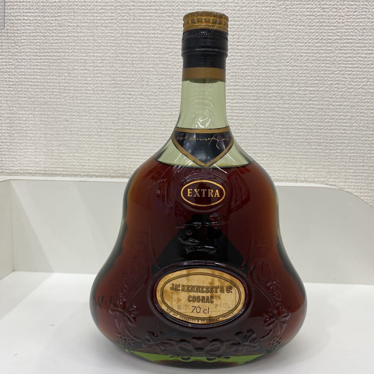 【未開栓】JAs Hennessy EXTRA ジャズヘネシー エクストラ 金キャップ グリーンボトル 古酒 700ml