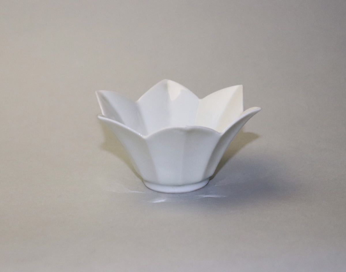 古伊万里 白磁 桔梗形 小鉢 江戸中期 ☆完美品☆ www.gastech.com.tr