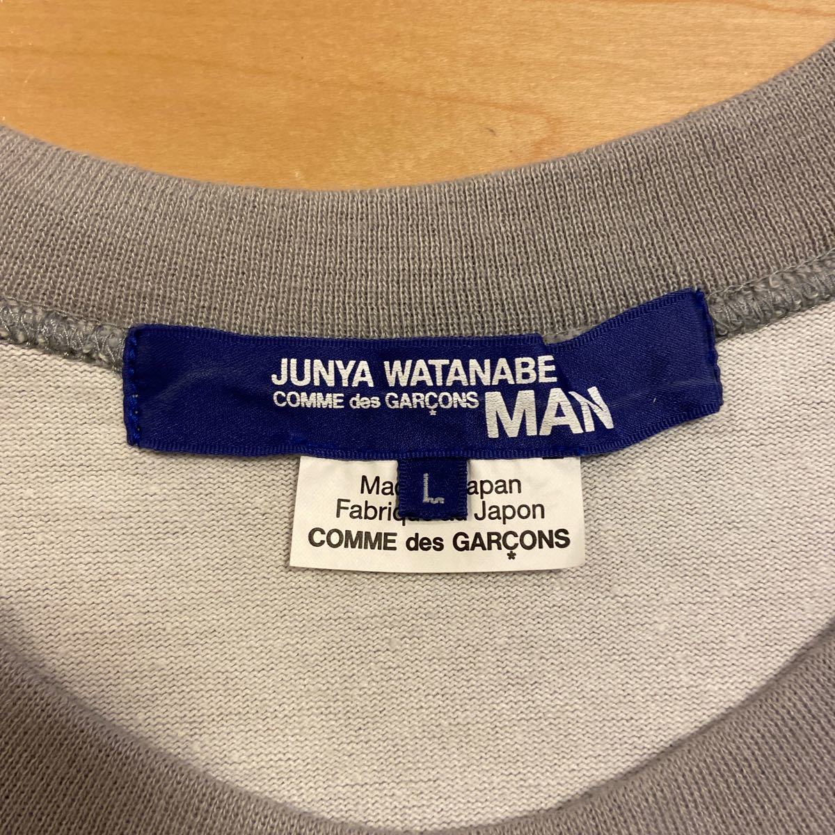 JUNYA WATANABE MAN 19AW ネップ加工 UCLAカレッジロゴカットソー 2019AW ジュンヤワタナベマン