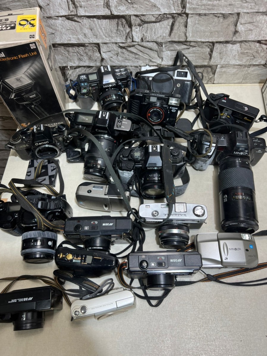 1円スタート カメラまとめ ニコン Canon、PENTAX、OLYMPUS他 ポラロイド、一眼レフ、デジカメ、本体+レンズなど 134_画像5