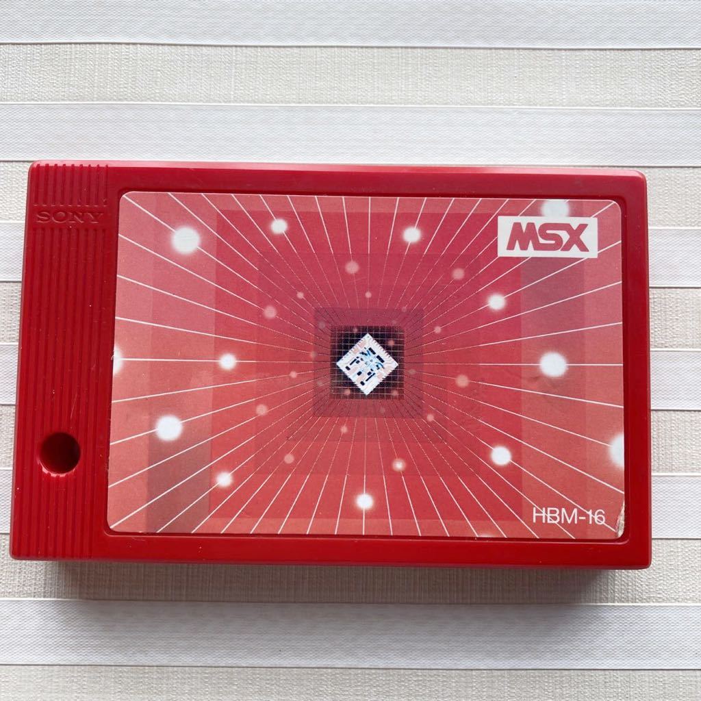SONY MSX EXPANSION MEMORY CARTRIDGE 16KBYTEek Span John память картридж 