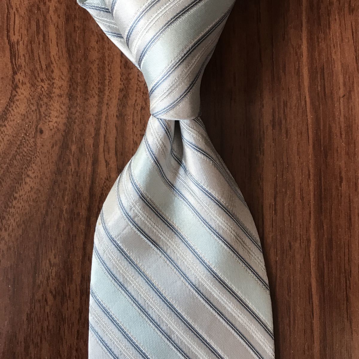 Calvin Klien Calvin Klein necktie light green × beige 