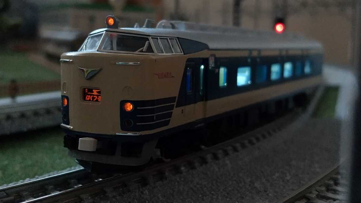 583系電車13両フル編成 KATO社製 全車室内再現、全車LED室内灯取り付け