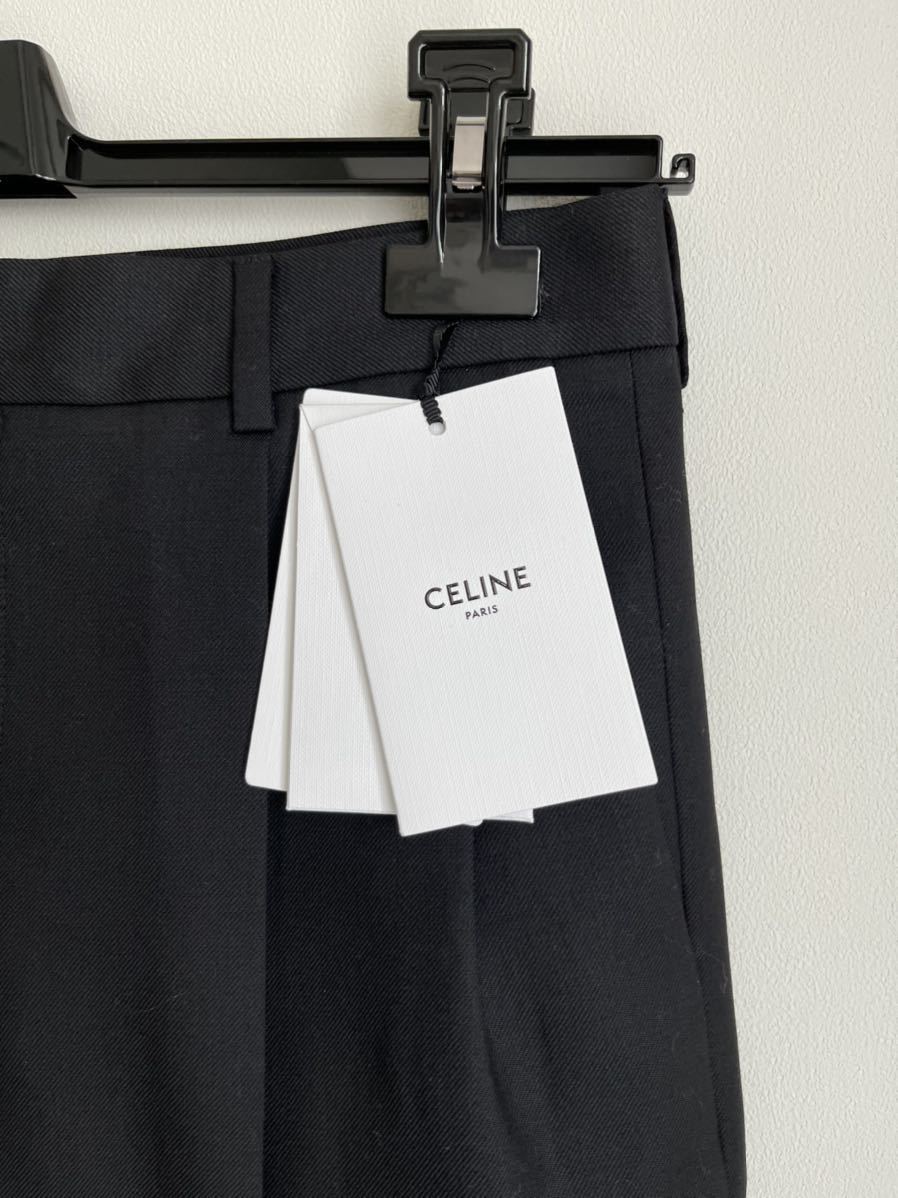 CELINE セリーヌ エディスリマン ツープリーツ スケートパンツ