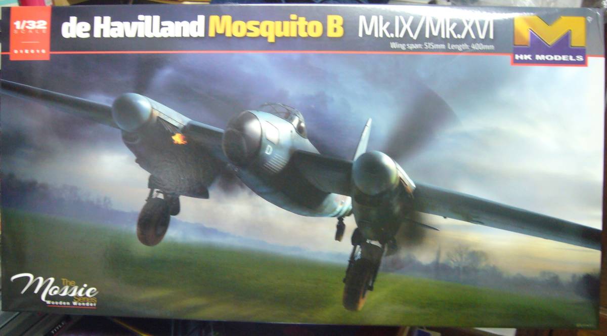 HKモデル　1/32　デ・ハビラント　モスキートB　　Mk.Ⅸ / Mk.XVI　新品_画像1