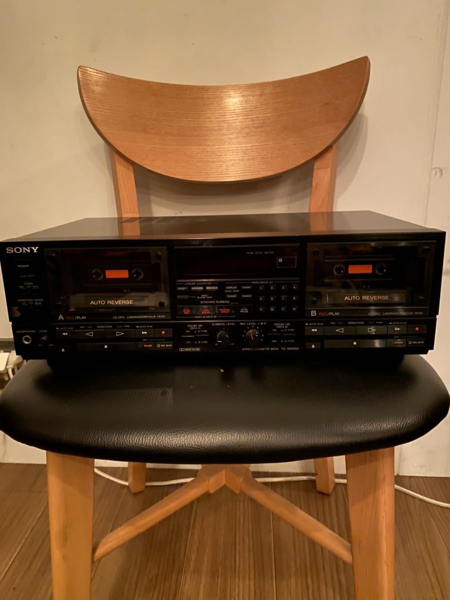 SONY ダブルカセットデッキ　TC-WR950