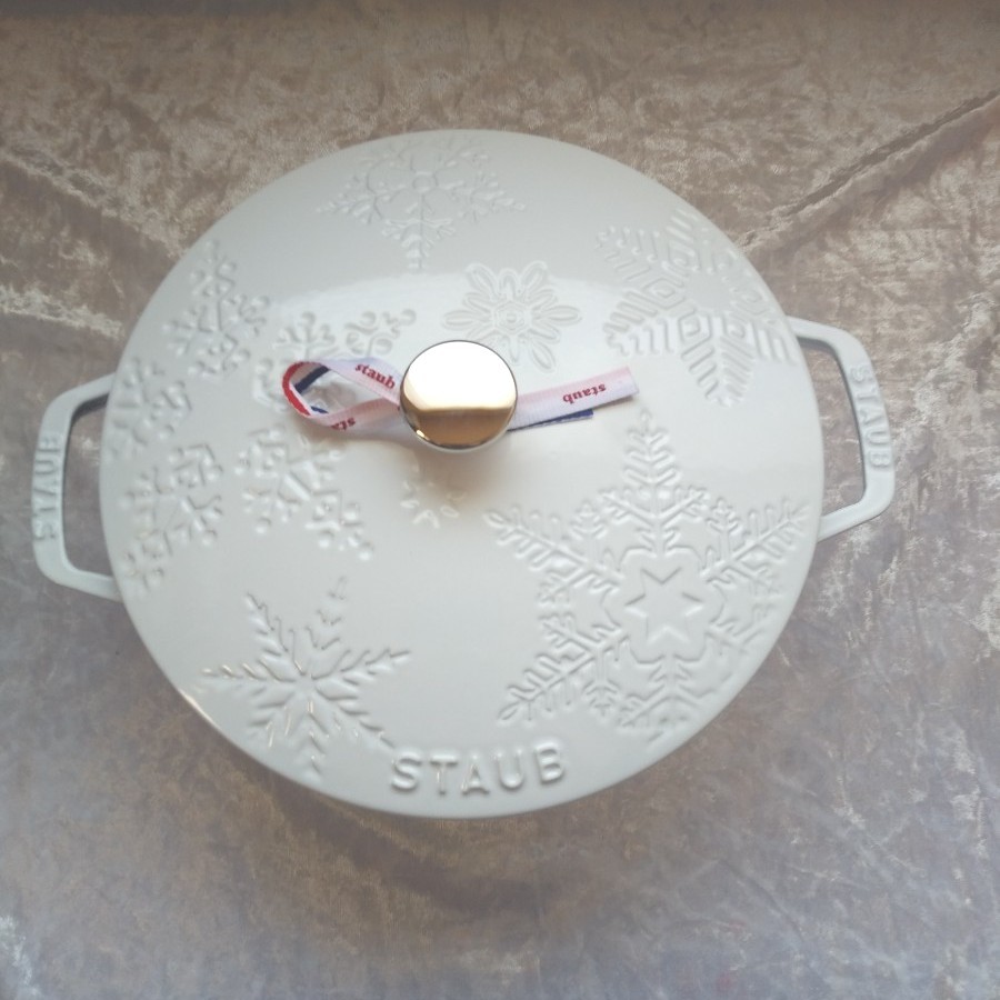 staub ストウブ スノークリスタルココット 24cm