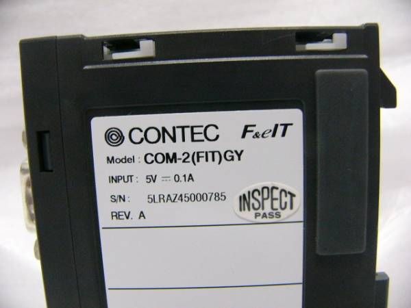 CONTEC F&eITシリーズ RS-232C 2ch 通信装置 COM-2(FIT)GY_画像2