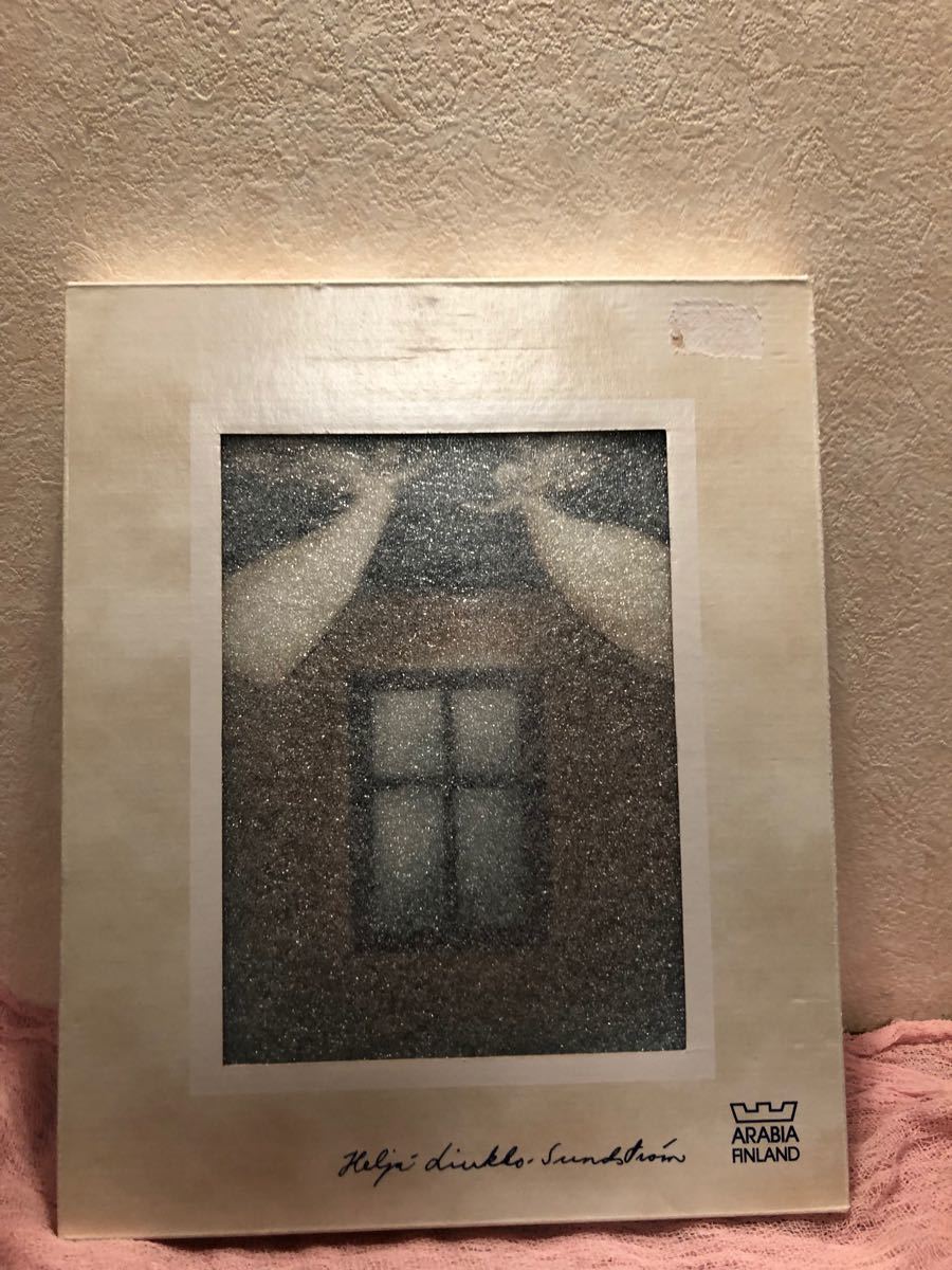 新品 ☆ アラビア ヘルヤ 天使の陶板画 大判