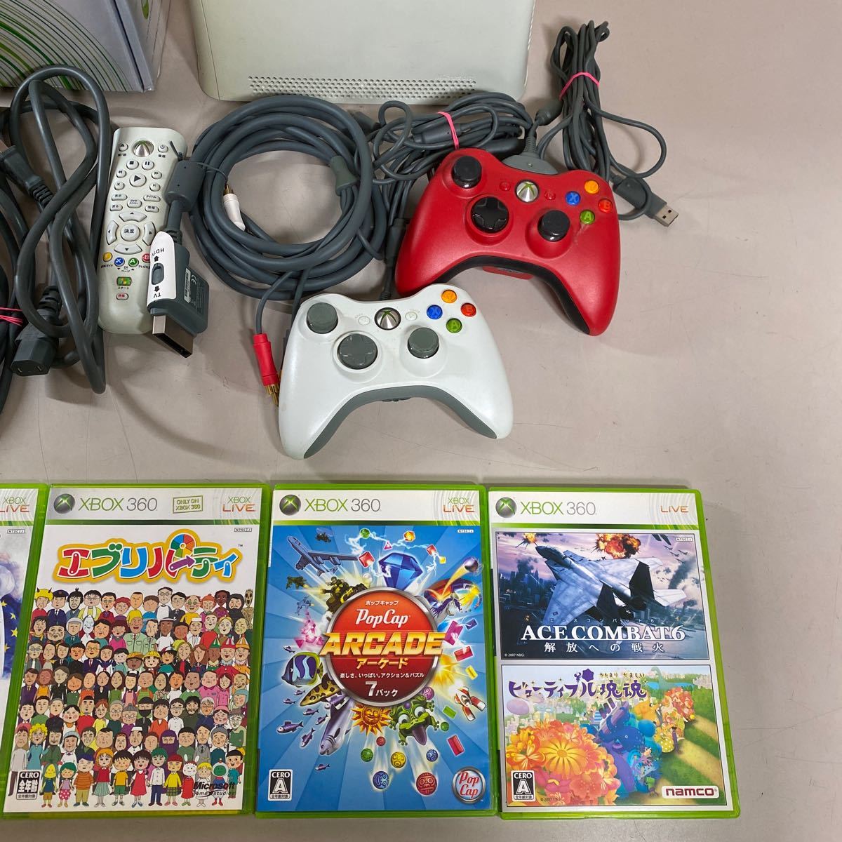 xbox360本体+コントローラー+ソフト未開封セット