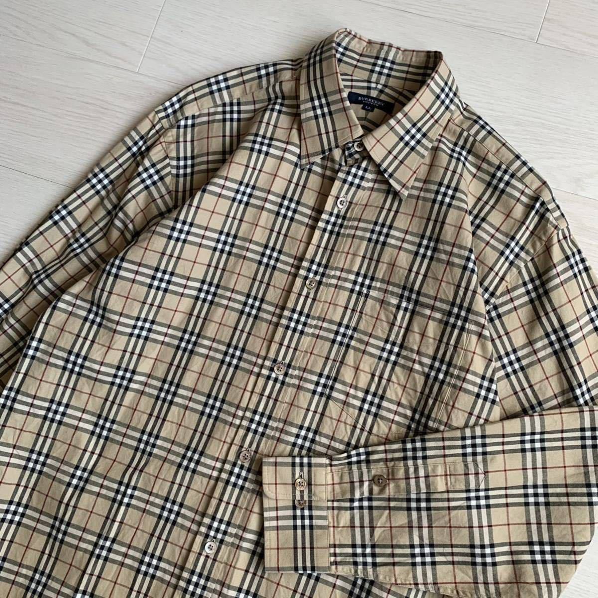 BURBERRY LONDON チェックシャツ 美品 BURBERRY LONDON チェックシャツ 美品