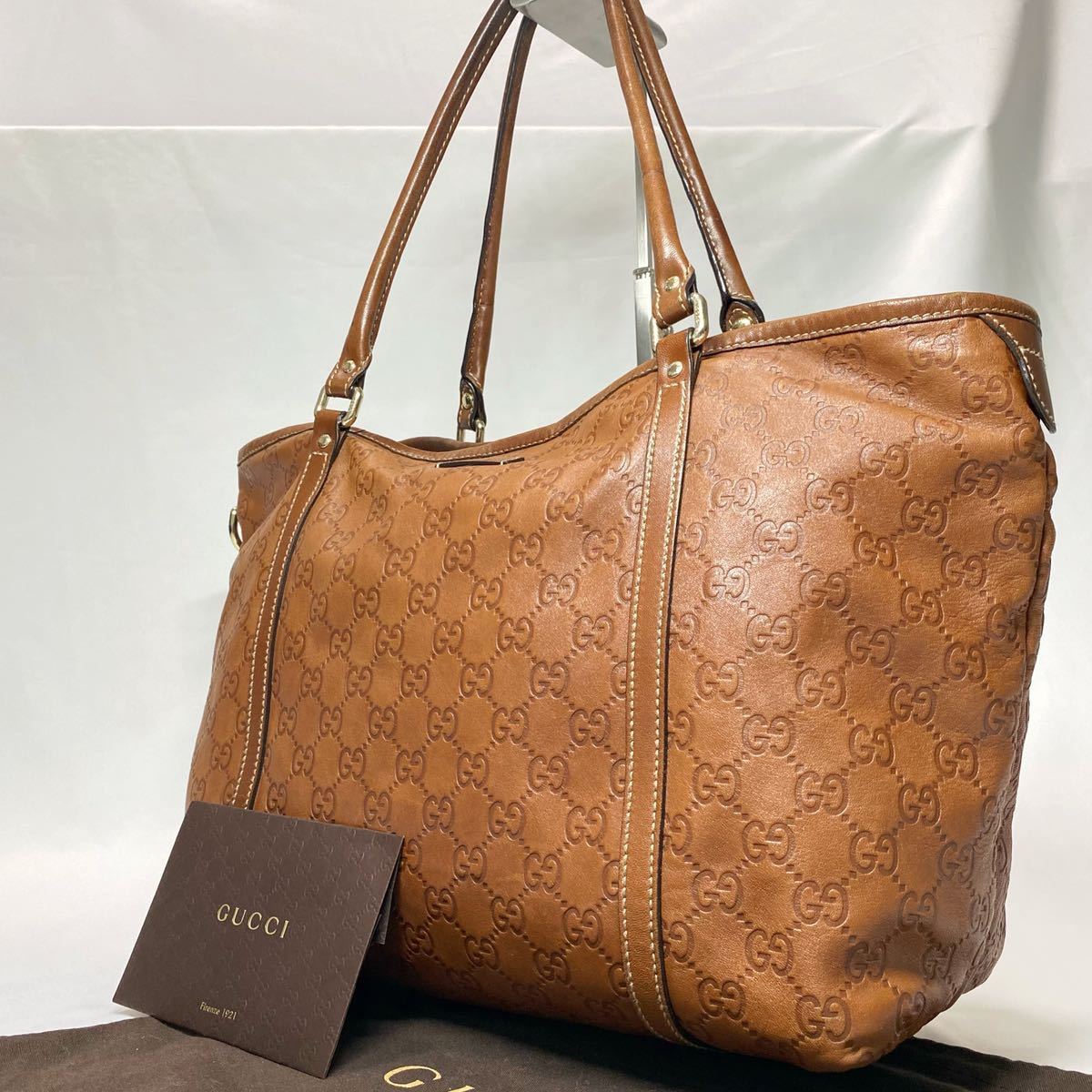 1円【高級品】GUCCI グッチ シマ トートバッグ ハンドバッグ 1円【高級品】GUCCI グッチ シマ トートバッグ ハンドバッグ