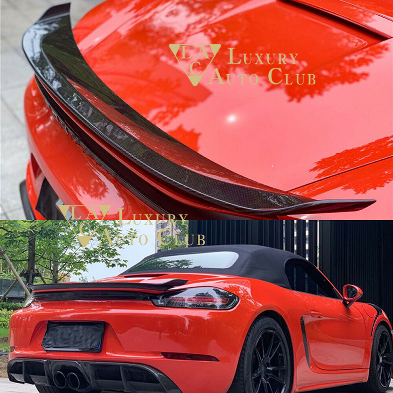 2017-21 Porsche 718 Boxster Wing rear carbon rear spoiler twill . high quality original changeable possibility 