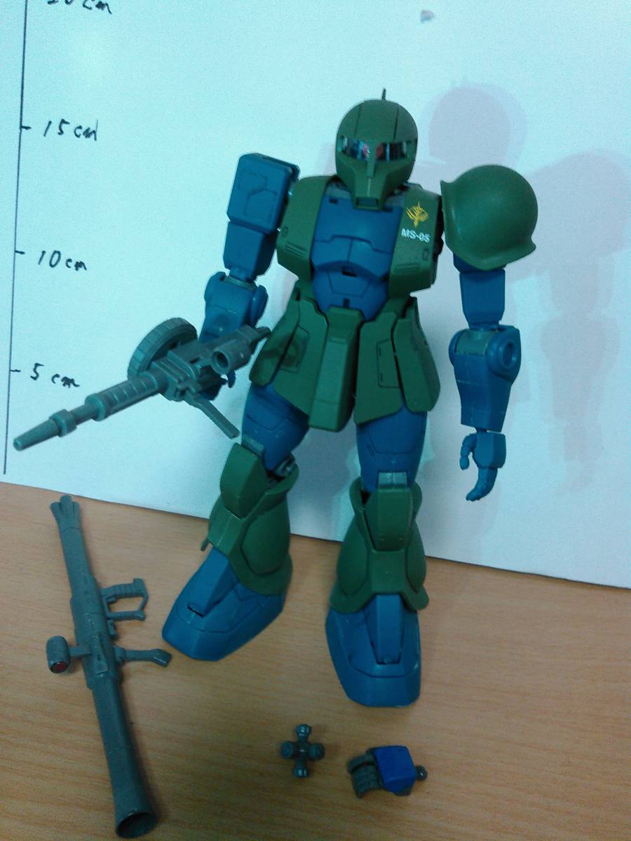 Yahoo!オークション - MG 1/100 MS-05 旧ザク ザクⅠ 塗装 完成 Yahoo!オークション - MG 1/100 MS-05 旧ザク ザクⅠ 塗装 完成