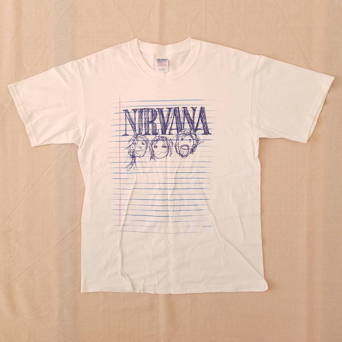 魅惑のバンドT特集! 90s『NIRVANA(ニルヴァーナ) / NOTE』半袖Tシャツ