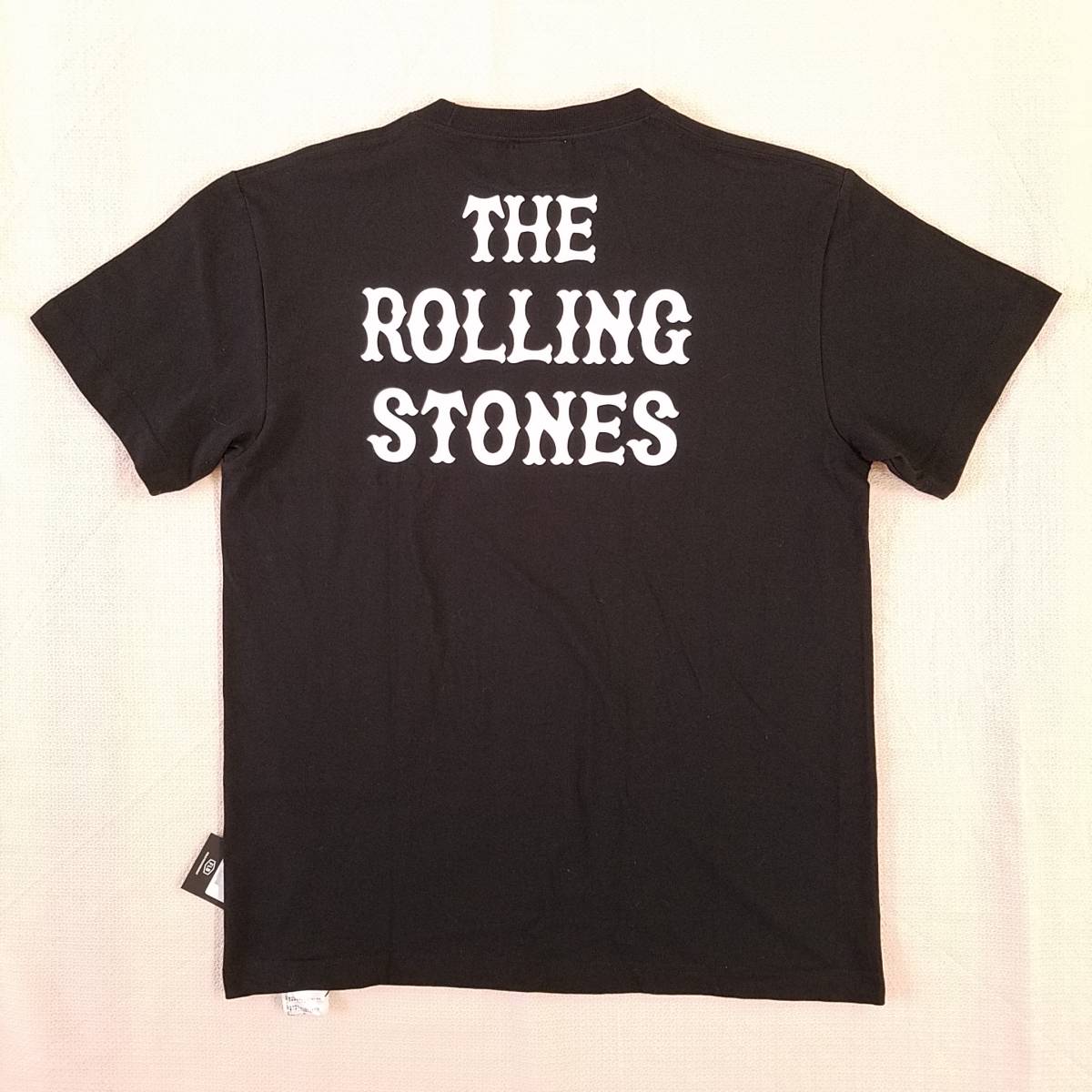  очарование. частота T специальный выпуск! новый товар [The Rolling Stones( The * low кольцо Stone z) × GIANTS(... человек армия )] короткий рукав футболка черный XL цена Y4800+ налог 