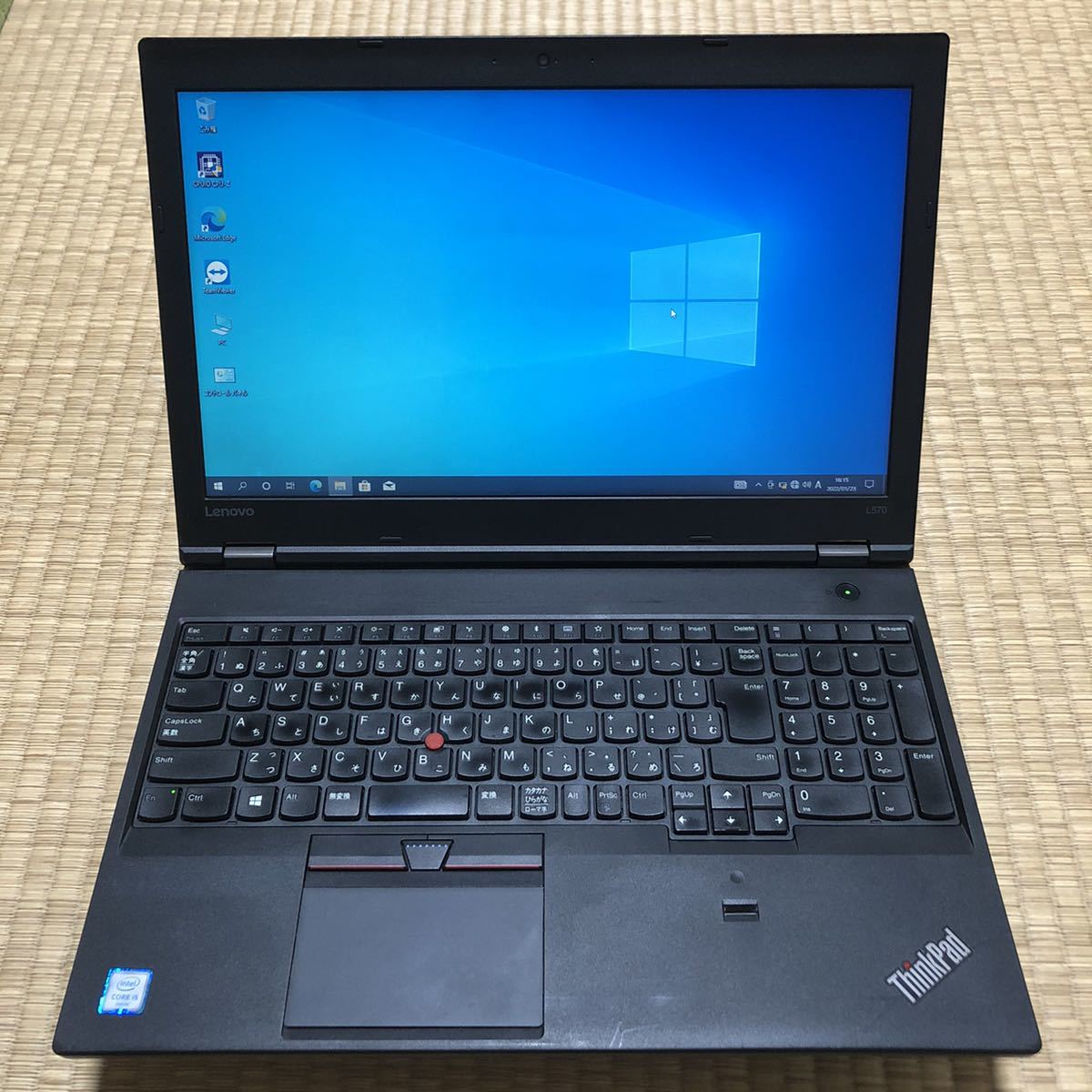 Lenovo ThinkPad L570 i5 6200U メモリ8GB高速SSD 128GB GB/HDD500GB 15.6インチHD画面 wins10/オフィス