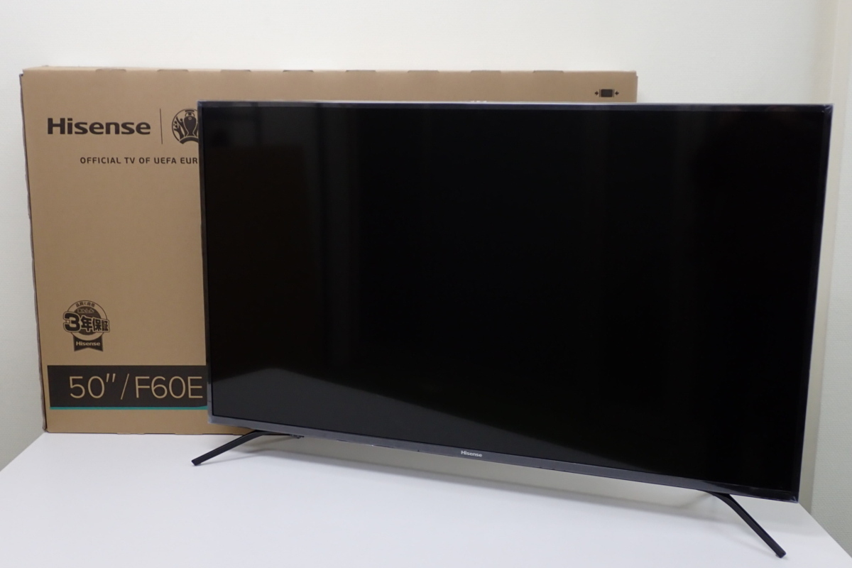 店内全品ポイント2倍!! ハイセンス4K対応液晶テレビ 50F60E 美品 - テレビ