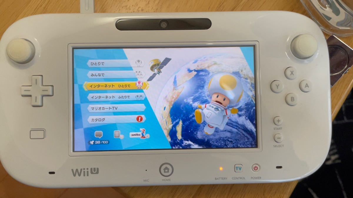 Nintendo Wii U WII U スクニアソヘル マリオカート8セット シロ