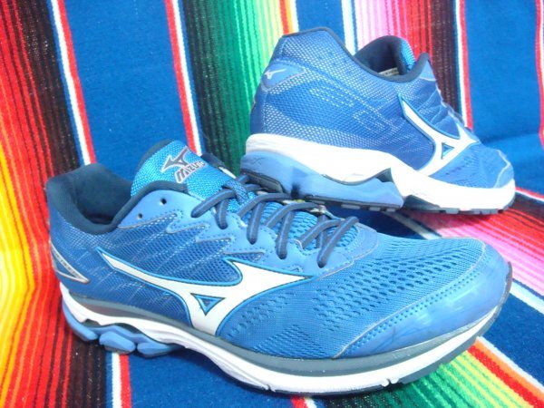 Mizuno■ミズノ■ウェーブライダー■US9■27cm■WAVE RIDER 20■ランニングシューズ■青ブルー■靴■S435■_画像2