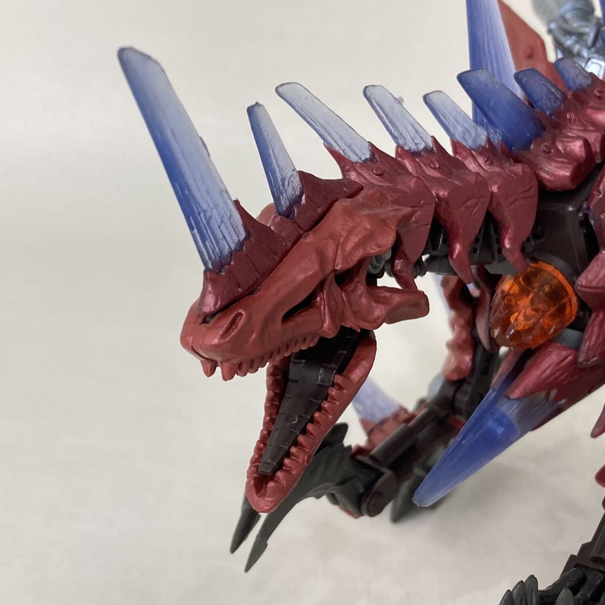 〇 ⑧ TOMY トミー ■ バイオヴォルケーノ ZOIDS ゾイド ジェネシス 組立済 恐竜 希少 現状品_画像3